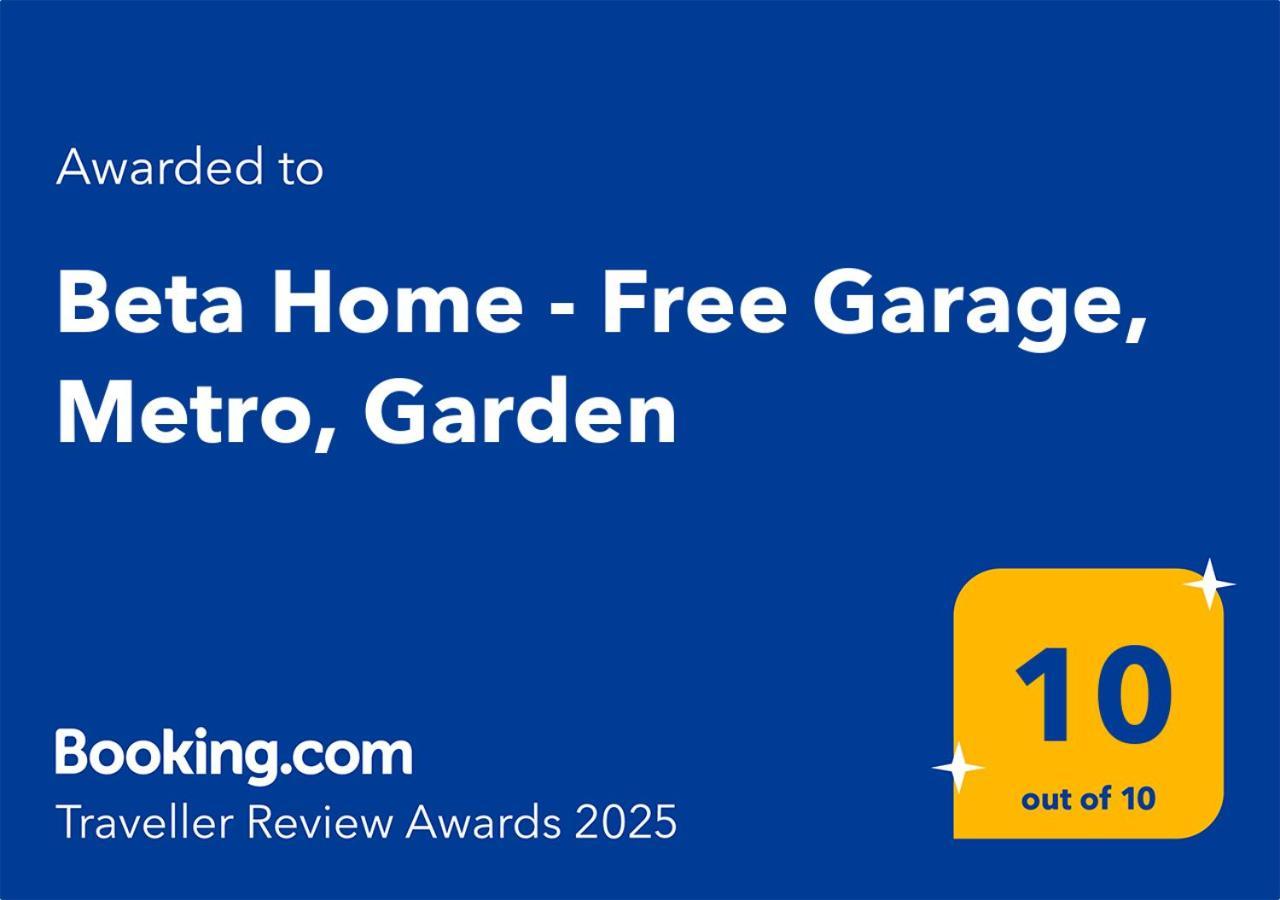 Beta Home - Garage, Air Condition, Garden, At Metro Praga Exterior foto